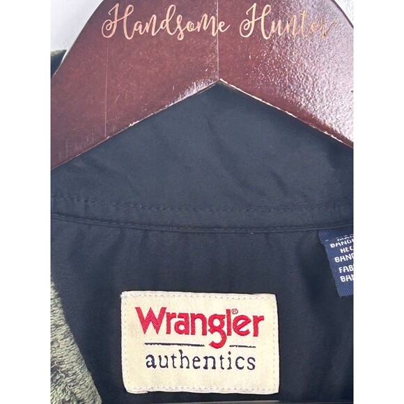 Wrangler Authentic Quarter Zip Sweater Olive Fleece Men 2XL Long Sleeve Pullover - Picture 8 of 11